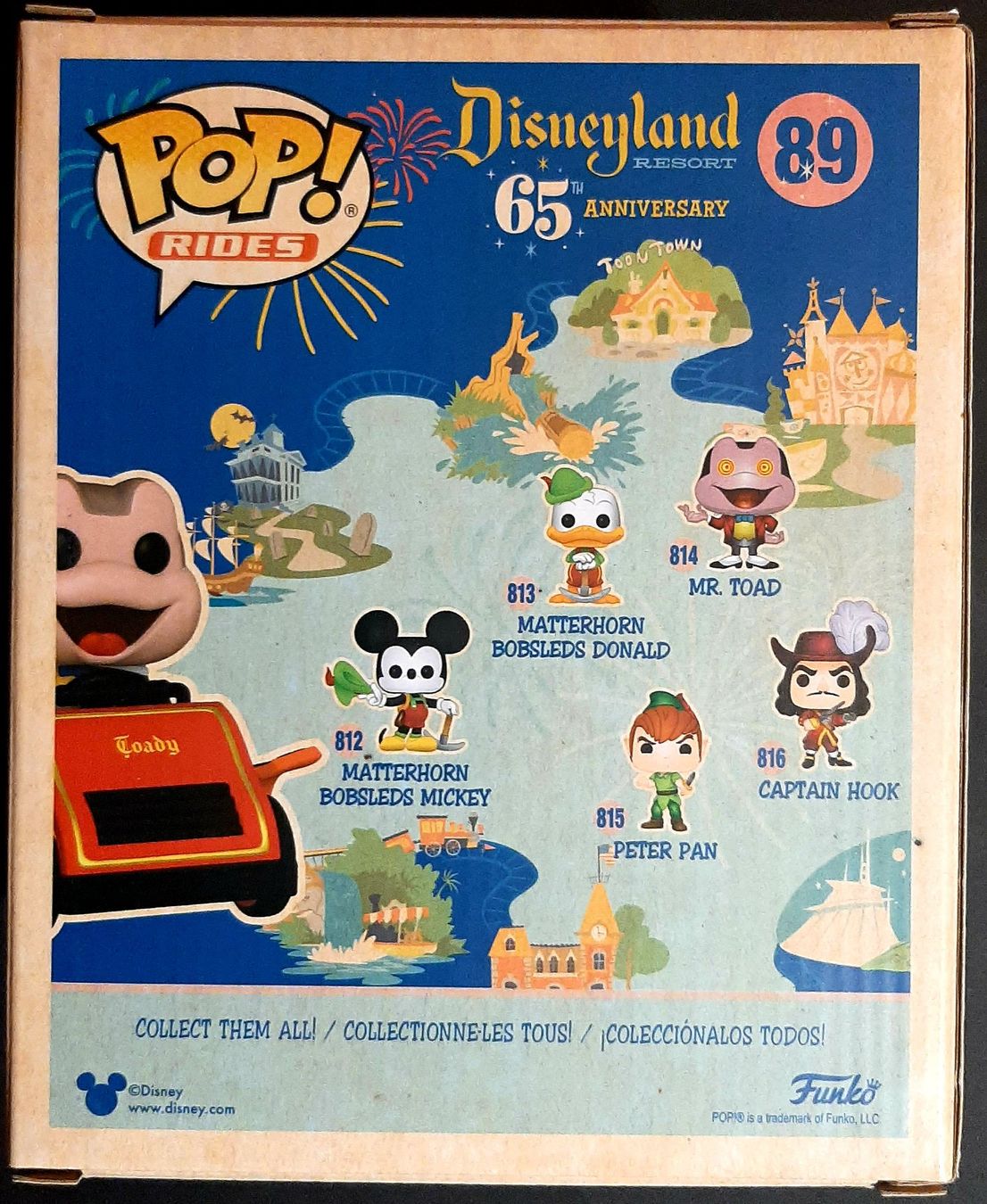 Funko Statuette: Funko Pop Disneyland Resort  Mr. Toad – Nuovo e nell'imballaggio originale da Montet (Glâne) venduto da KOADA 1