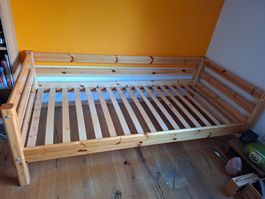 Flexa Bett mit Hochbett und Gästebett 90x200cm