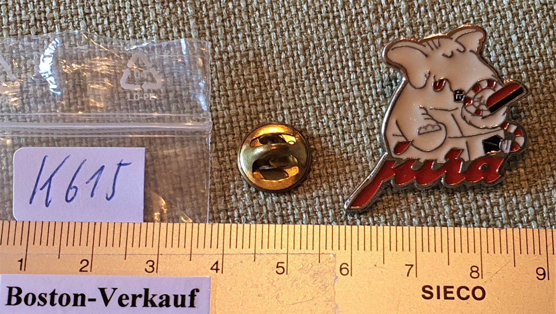 Placchette & Badge: K615 - Pin Elefant JURA – Usato da Reinach BL venduto da Boston-Verkauf 1