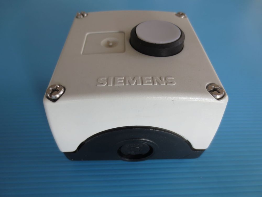 Siemens Bedienungsgehäuse mit LED Taste weiss inkl. Kontakte (Neu und ...