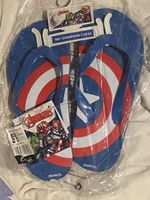 Avengers Captain America - Zehensandalen, Flip-Flops, Neu!