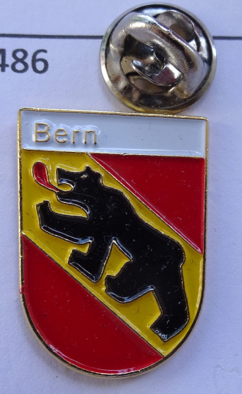 Plaketten & Abzeichen: Pin Berner Wappen  BÄR – Gebraucht aus Utzenstorf von BUtter81