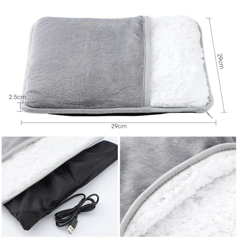 Cuscini: Coussin chauffant USB, doux et chaud hiver – Nuovo e nell'imballaggio originale da Delémont venduto da abonprix