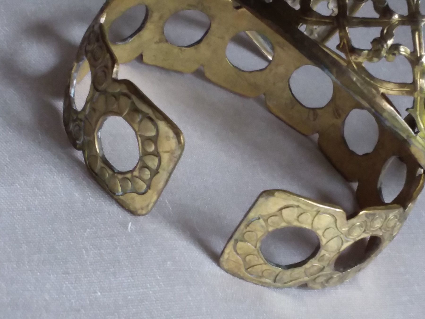 Bracciali & Braccialetti: 2 Antike Messing Armreifen ca 1900-1920 – Usato da Zürich venduto da Aleick 5
