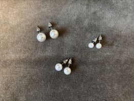Set von 3 Ohrstecker Perlen - NEU!!!
