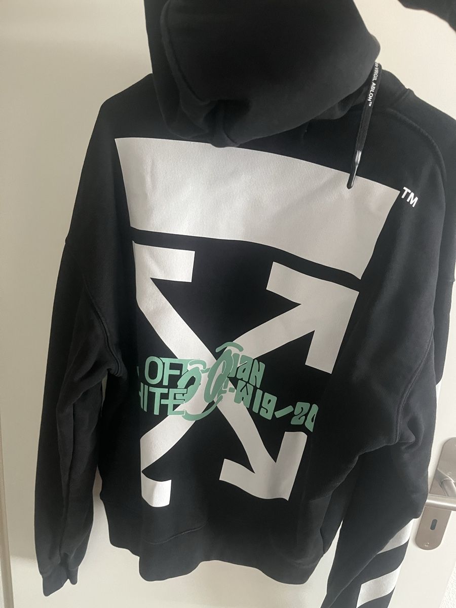 Off-White Maglioni & Felpe: Off-White Hoodie Waterfall Diagonal Print, Grösse L – Usato da Gränichen venduto da Emre1999 1