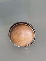 Bague vintage en bois et métal argenté - Taille réglable 💍