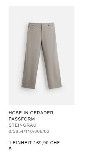 Pantalons: Neue Zara Hose – Neuf (Voir description) à Uetendorf par Lucutus-Picard