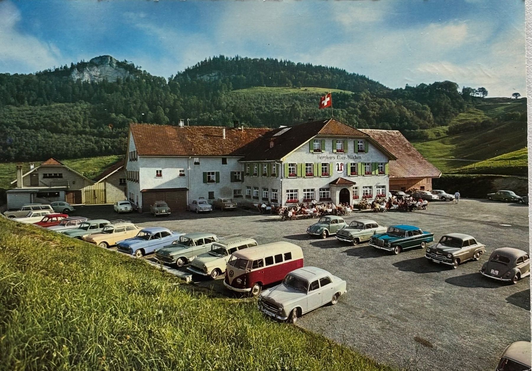 Cartoline postali: Berghaus Ober-Bölchen bei Eptingen, 1966 – Usato da Frauenfeld venduto da Merk52