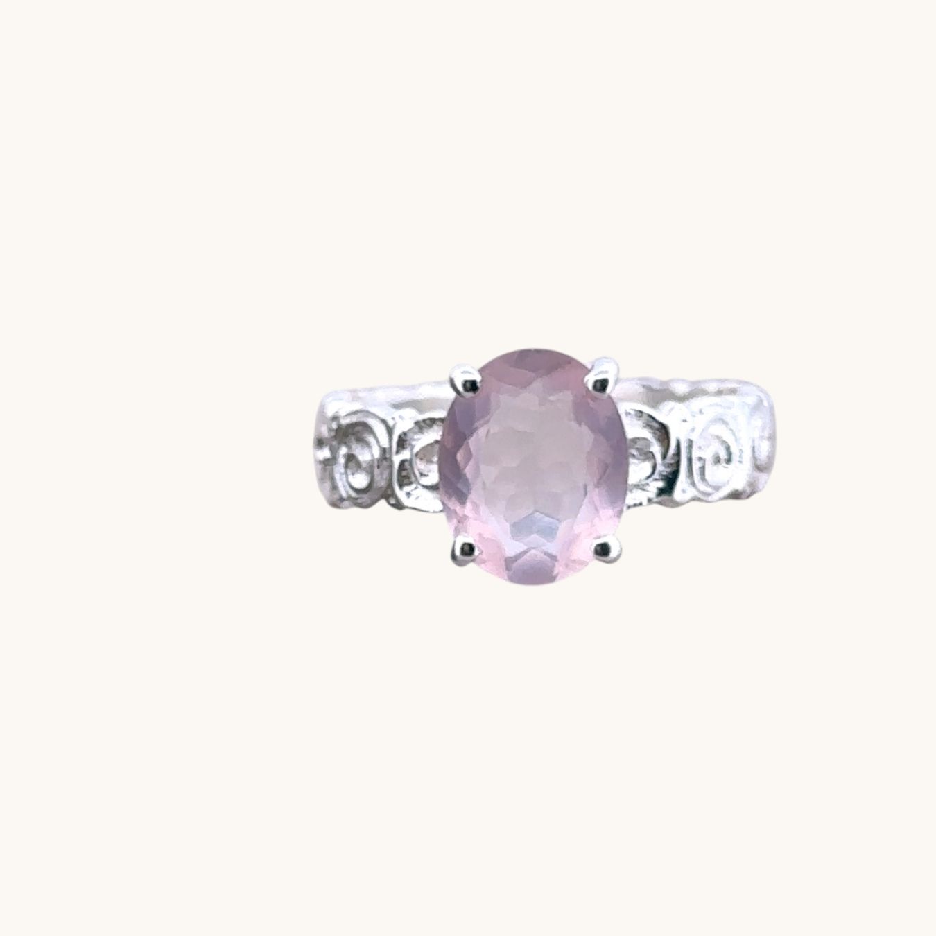 Olga Ribler Ringe: Silber Ring mit Rosenquarz, Gr. 54 – Neu (gemäss Beschreibung) aus Luzern von MonikaS03 3