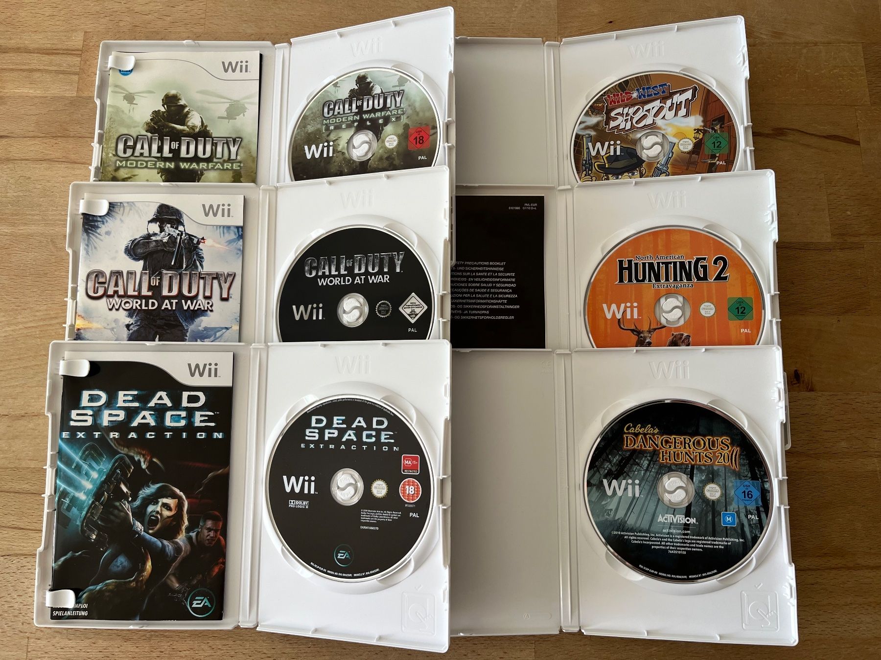 Nintendo Spiele: 6 Wii Zapper-Spiele Konvolut Bundle – Gebraucht aus Thalwil von ranx 1