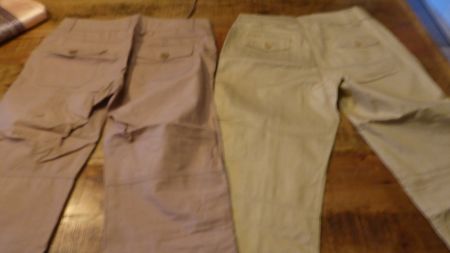 2 Leichte 3/4 Hosen Gr M Bund 38cm JEL TOP ZUSTAND