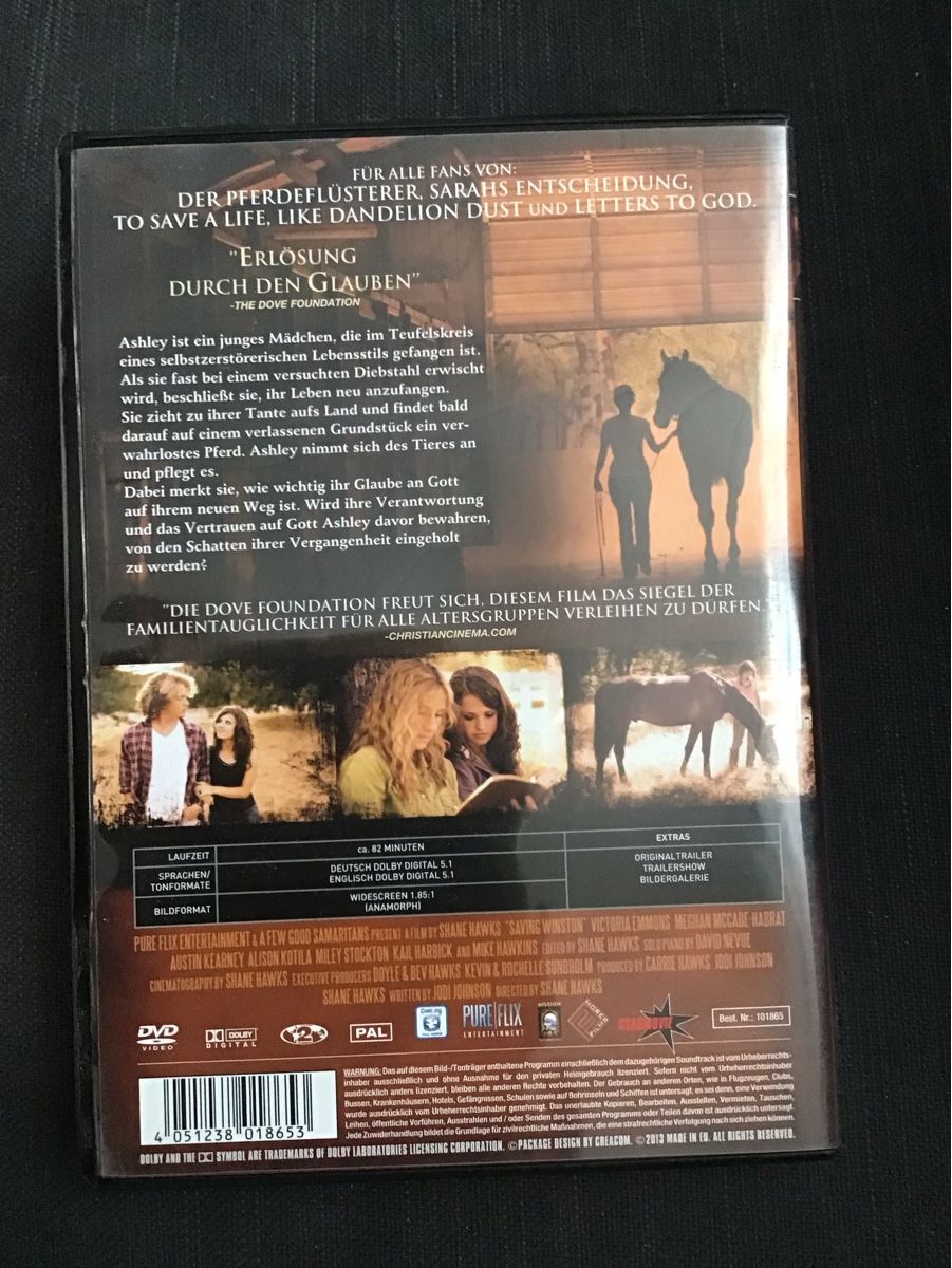 Tutti i DVDs: DVD Saving Winston - Das vergessene Pferd  – Usato da Bischofszell venduto da 19bischi67 1