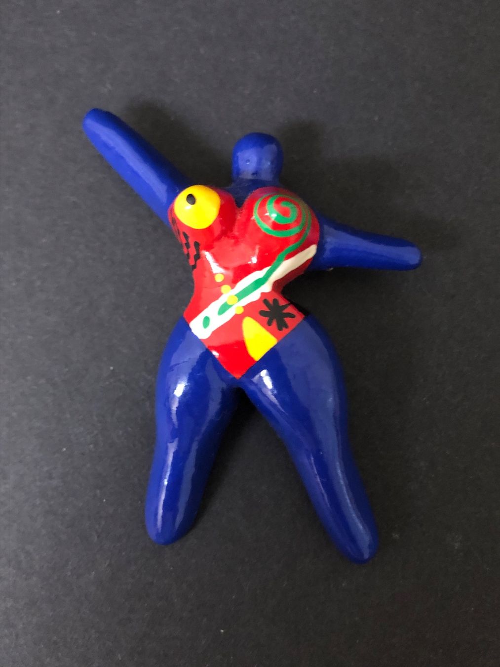 Broschen & Nadeln: Niki de Saint Phalle Brosche – Gebraucht aus Spiegel b. Bern von Rogger72