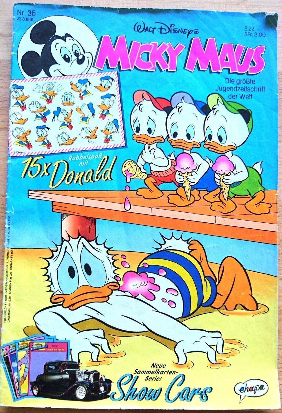 Fumetti: Micky Maus Heft von August 1991 – Usato da Gwatt (Thun) venduto da lealisa007