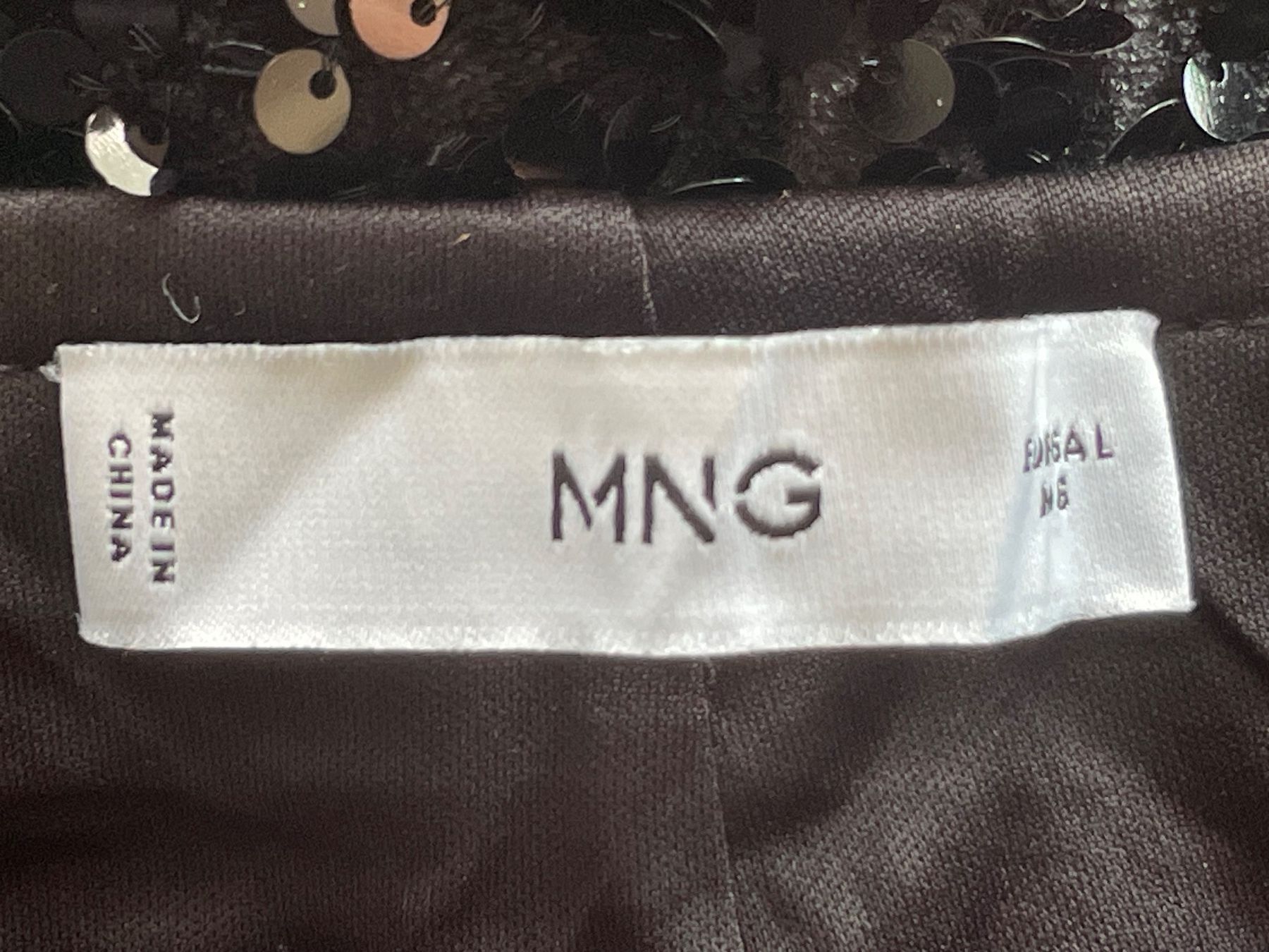 Mango Pantaloni: Short à sequins noir Mango - taille L ✨ NEW – Nuovo e nell'imballaggio originale da Vuadens venduto da Nina11 6