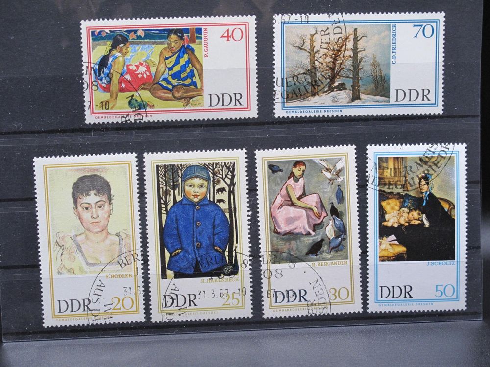 Briefmarken Ddr Gemaldegalerie Dresden