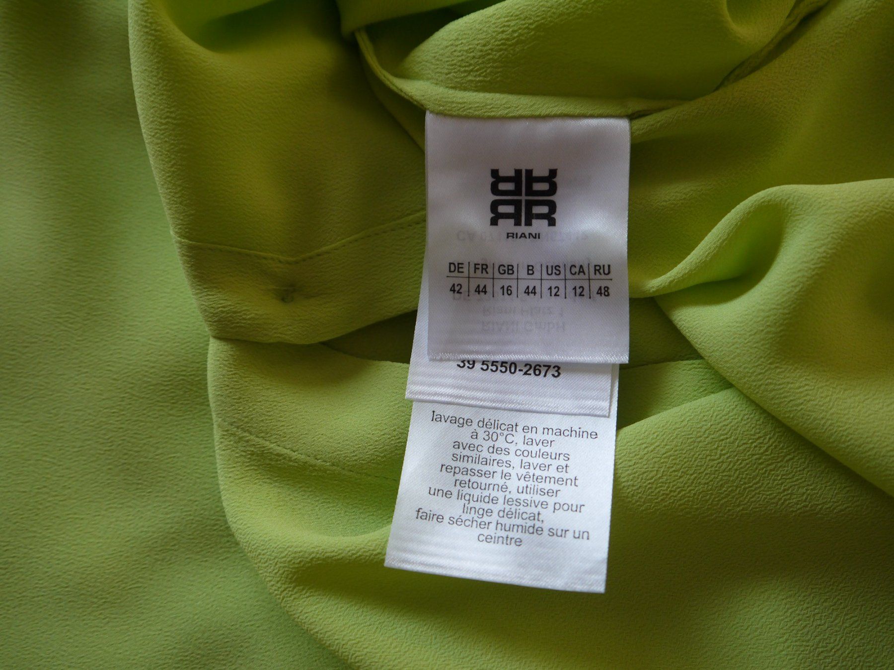 Riani Blusen: RIANI Bluse aus Seide,Acetat Gr.42 – Gebraucht aus Hagendorn von Blaf 2
