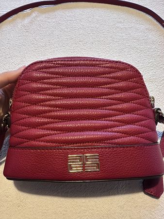 Petit sac Sandro en cuir rouge