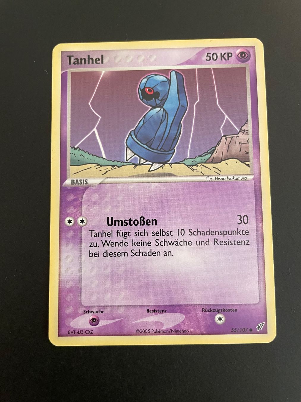 Pokémon Carte collezionabili: Tanhel EX - Deoxys 55/107 Deutsch – Usato da Zürich venduto da pokemon_cards