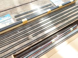 Minitrix & Co ca. 20 x Langes Flexgleis 4901/andere - Spur N