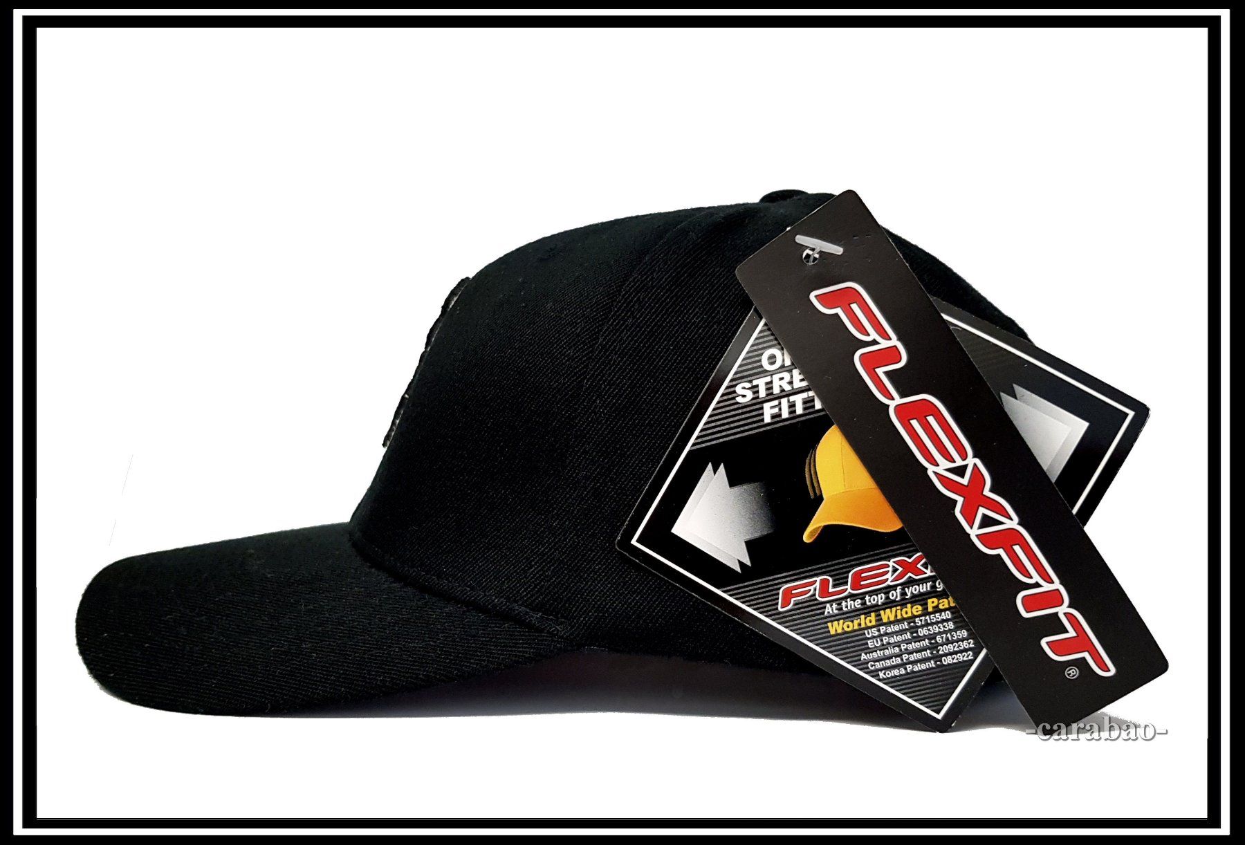Hüte, Mützen & Caps: Orig. FLEXFIT® Baseball-Cap / Schwarz / Grösse: S/M – Neu (gemäss Beschreibung) aus Winterthur von -carabao- 3
