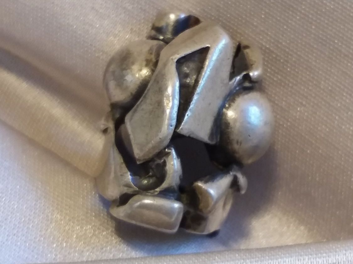 Ringe: Vintage 70er Modernist Handmade Silber Ring, 54 – Gebraucht aus Zürich von sanwit 1