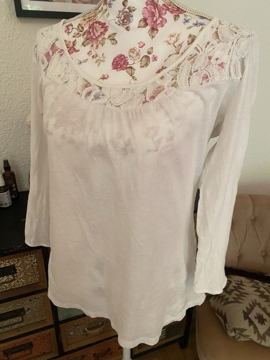 H&M T-Shirts: Shirt Pullover mit Spitzen H&M Gr M – Gebraucht aus Schönenberg ZH von Pfupfli1 5