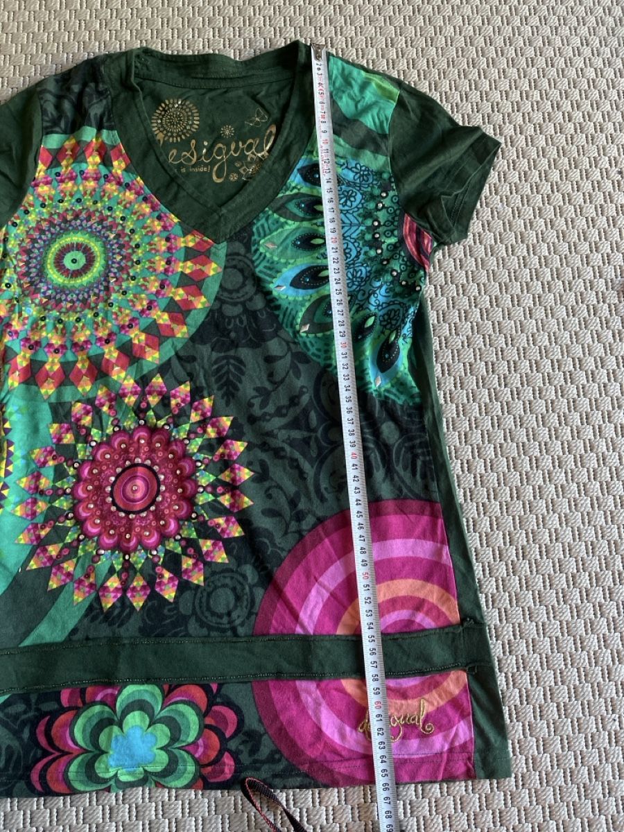 Desigual T-shirt: Desigual Shirt, grün, S – Usato da Solothurn venduto da Bobesch08 6