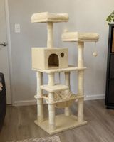 Albero tiragraffi per gatti Nuovo alto 146cm