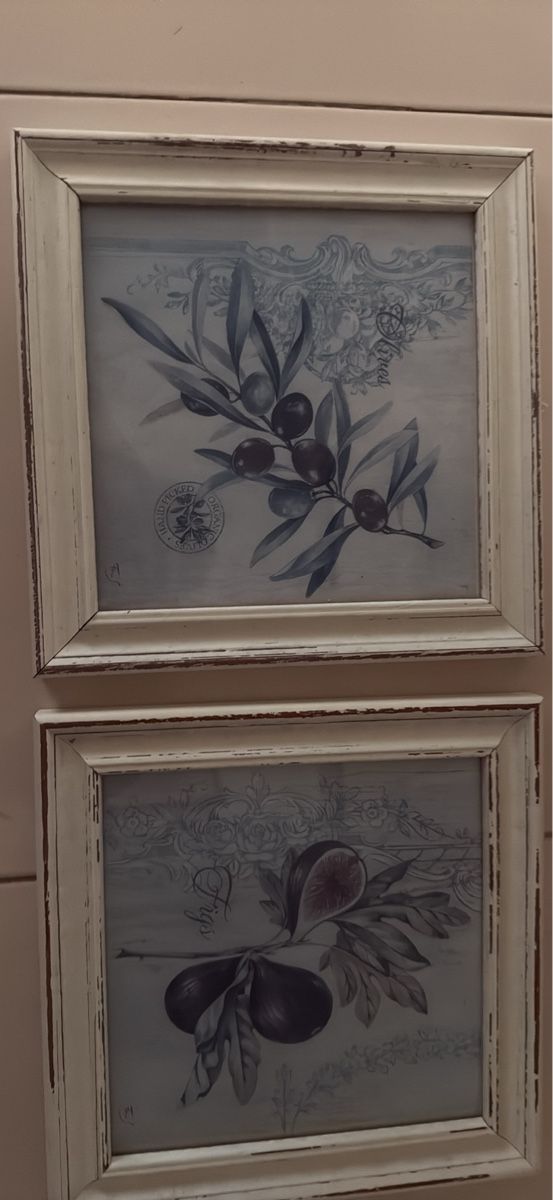 Poster & Bilder: Zwei hübsche Shabby Chic Bilder – Gebraucht aus Schaffhausen von Ibag 2