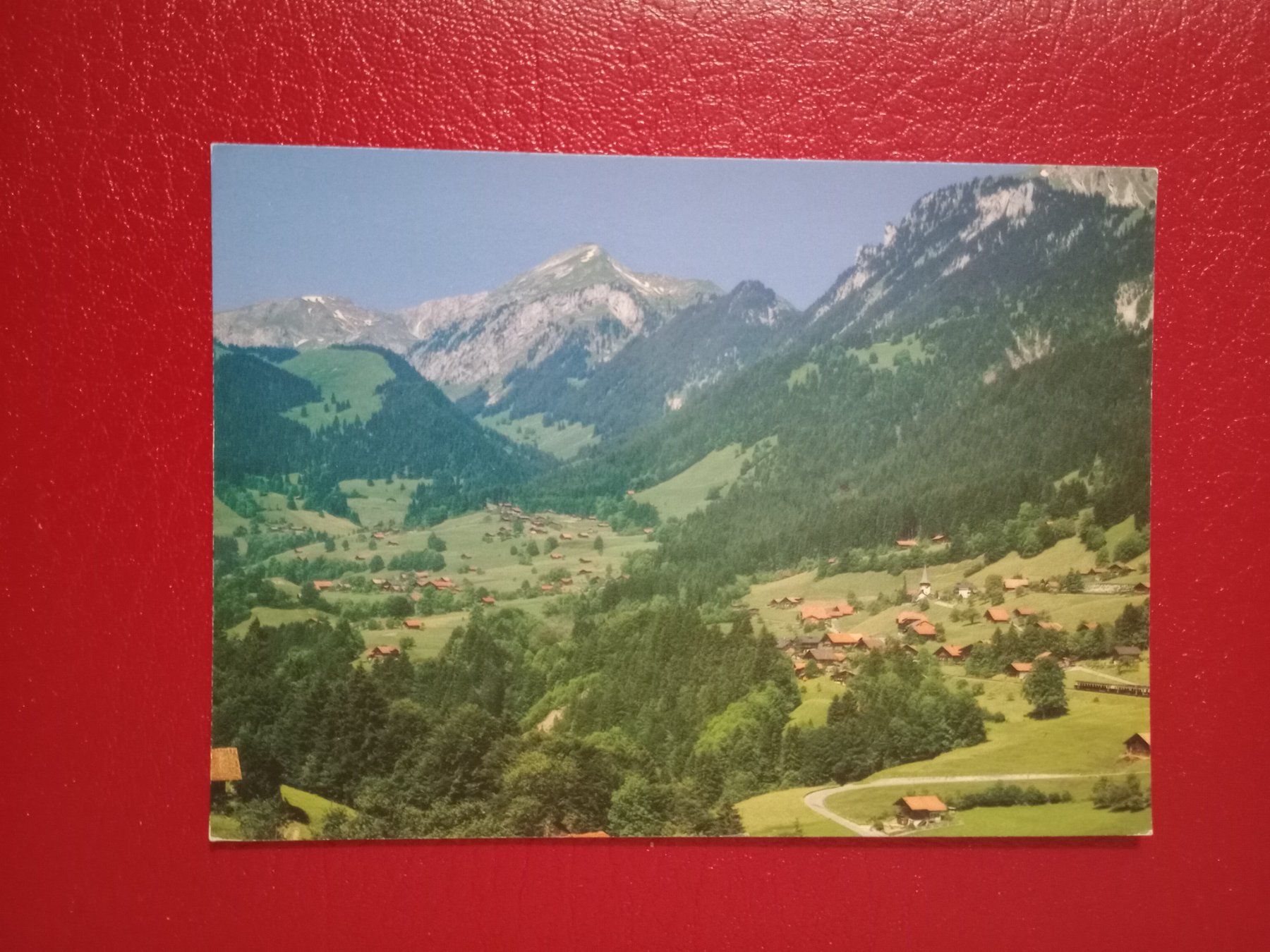 Cartoline postali: Oberwil und Waldried Simmental Bern mit Schafarnisch – Usato da Küttigen venduto da Melisch1000