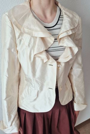 VERA MONT JACKE BLAZER VLLT SEIDE S 36 VOLANTS, TOP ZU KLEID