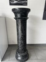 Marmorsäule Säule schwarz marmoriert neuwertig