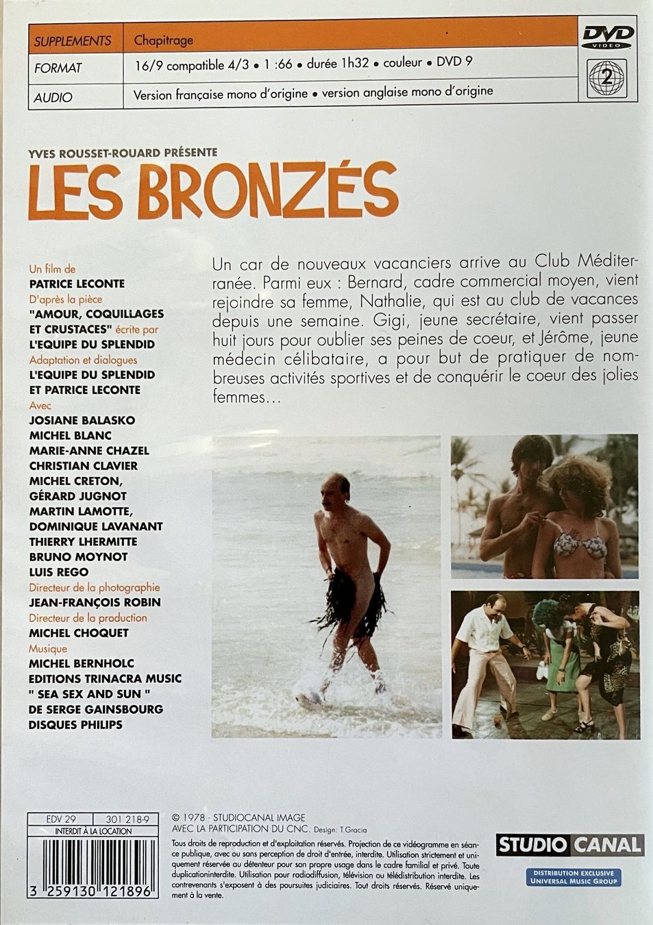 Alle DVDs: Les Bronzés - DVD – Gebraucht aus Savagnier von Ne2065 1