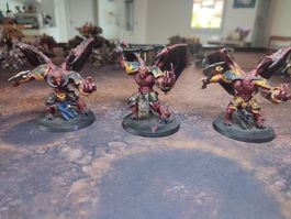 Warhammer Demon Prince bemalt 3 Stück