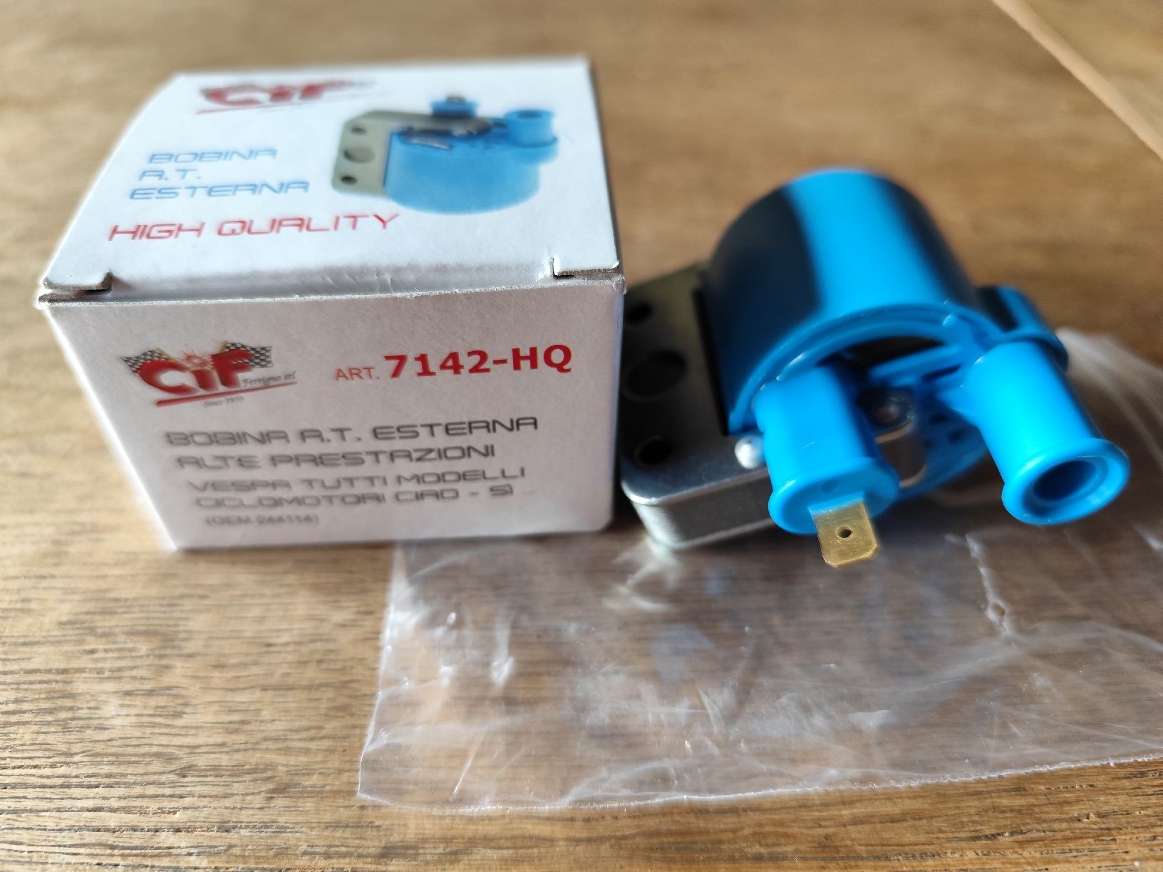 Vespa Tutti i ricambio per moto: Zündspule CIF, Vespa Smallframe, Wideframe – Nuovo e nell'imballaggio originale da Grüningen venduto da stellagolightly 4