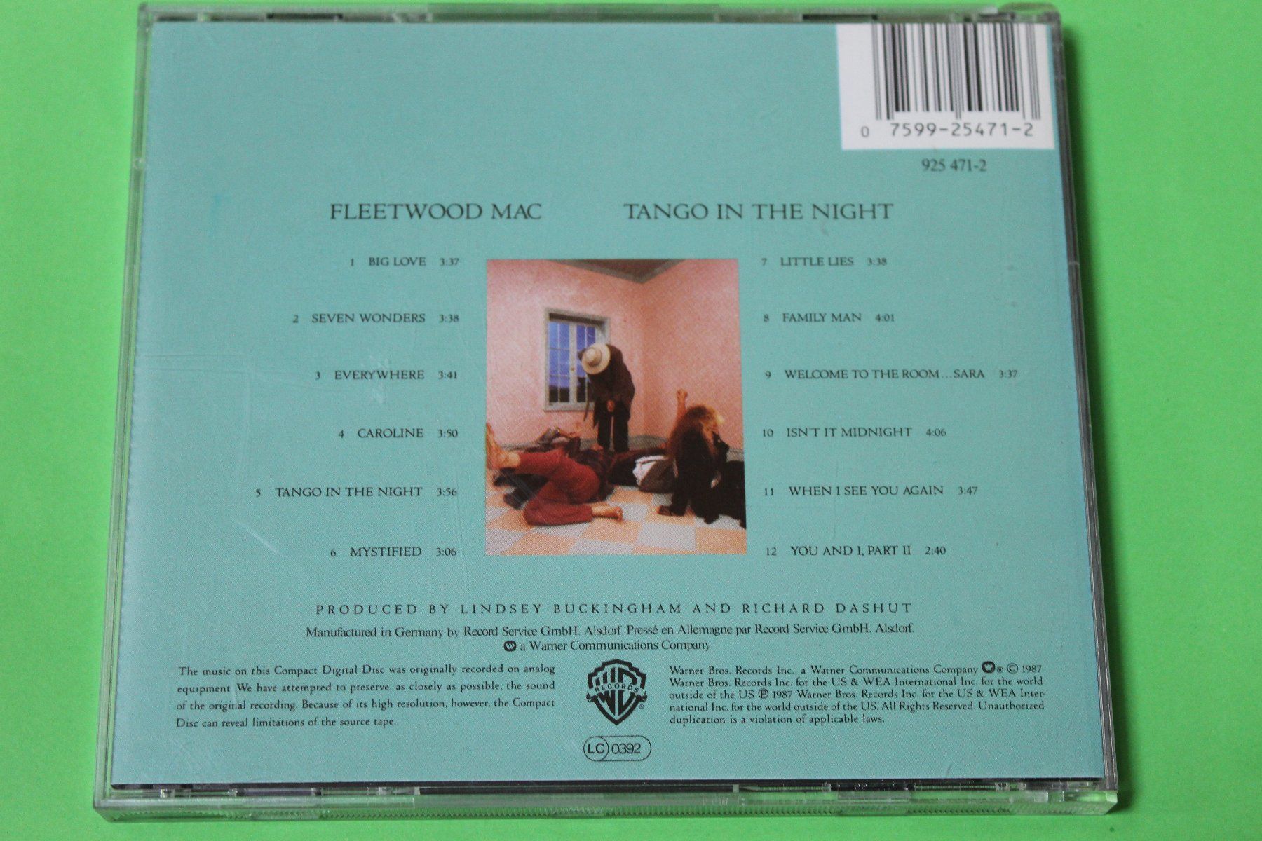 CD: FLEETWOOD MAC - TANGO IN THE NIGHT 80s-CD 1987 – Usato da Tübach venduto da JamesStone 2