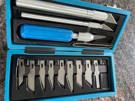 Skalpel-Set, Bastelmesser Set, Modellbaumesser, Top Zustand!