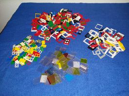 Lego ein Sack voller Fenster mit viel Zubehör