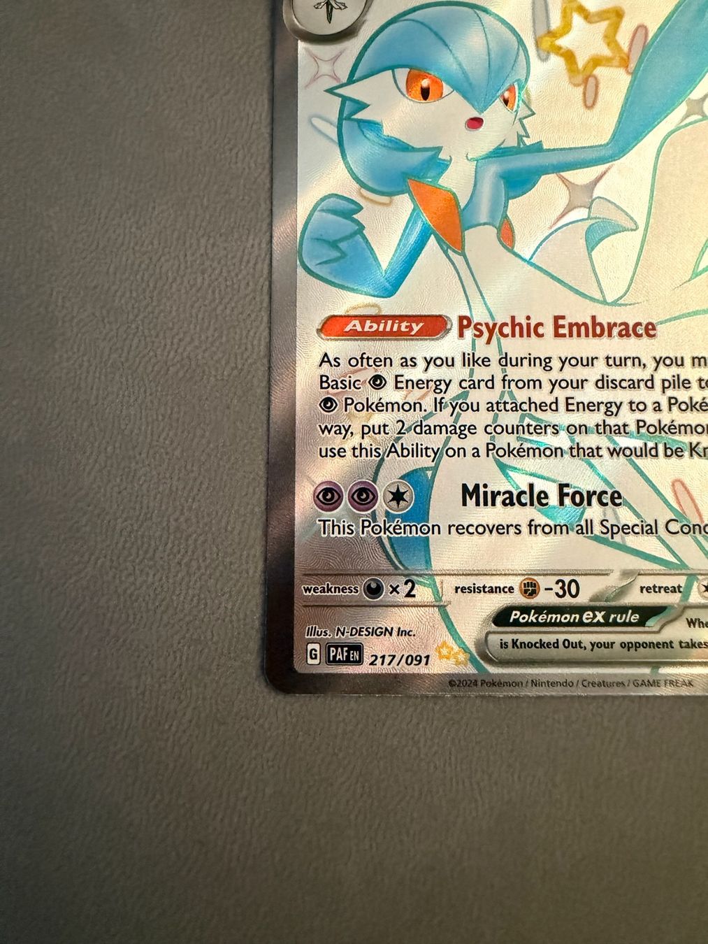 Pokémon Sammelbilder & Trading cards: Guardevoir ex (PAF 217) – Gebraucht aus Biel/Bienne von SeeLoewe55 5