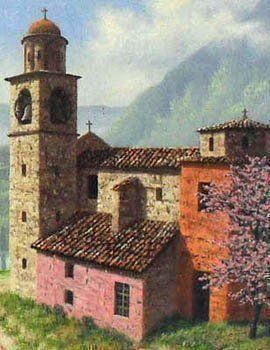 Dipinti: WÜRTZEN Gustav / VICO MORCOTE / Tessin – Usato da Basel venduto da basilisk04 5