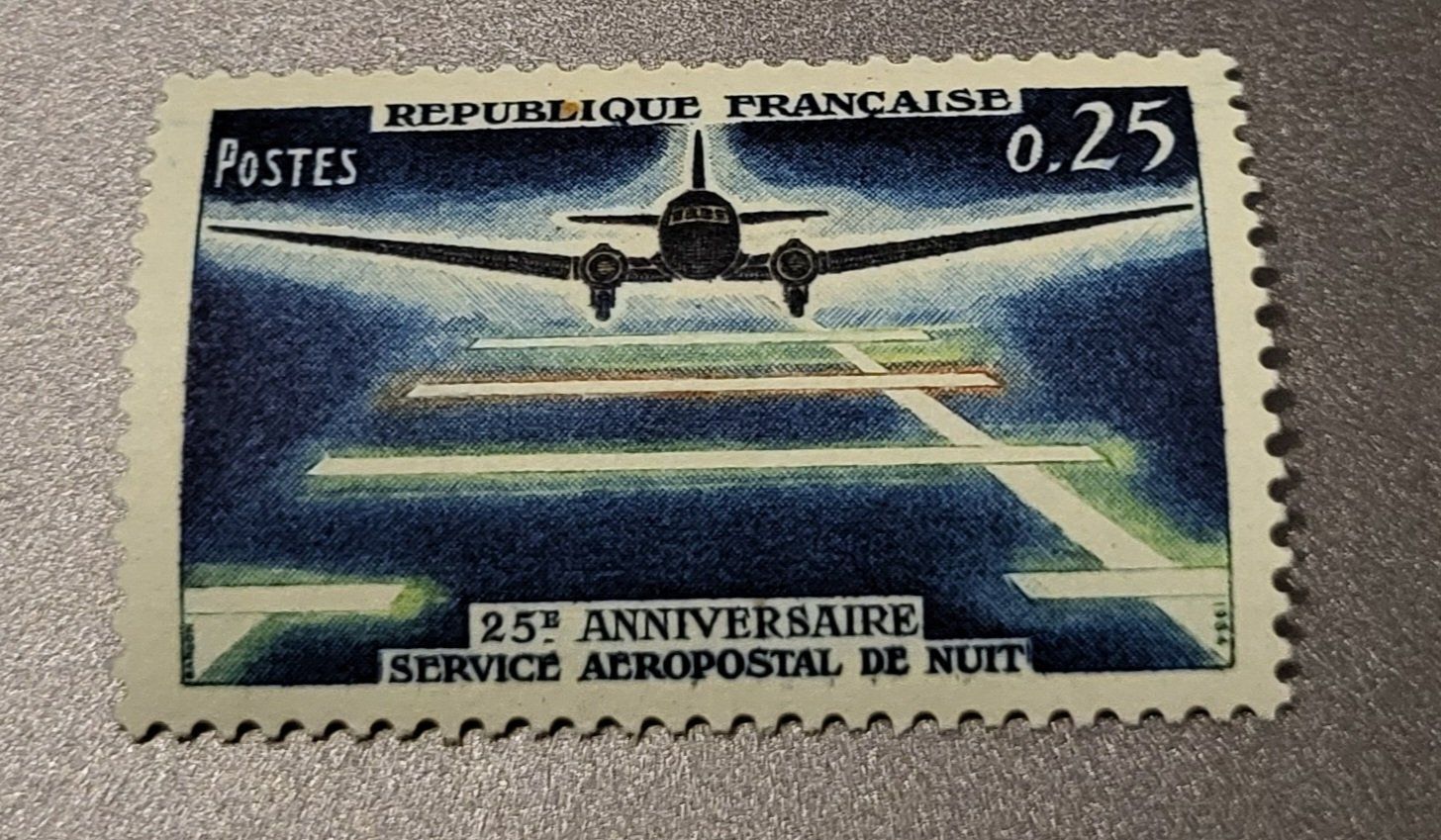 Tutti i francobolli: Frankreich 1964 Flugzeug briefmarke – Usato da St Gallen venduto da Stampsalshobby