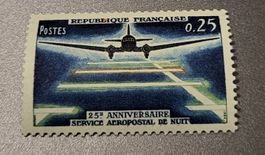 Frankreich 1964 Flugzeug briefmarke