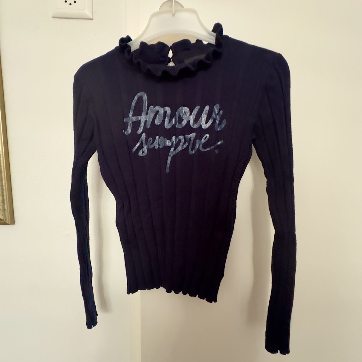 Pullover & Sweatshirts: Pullover Fun & Fun dunkelblau gerippt guter Zustand – Gebraucht aus Jonen von rdi_qj9p
