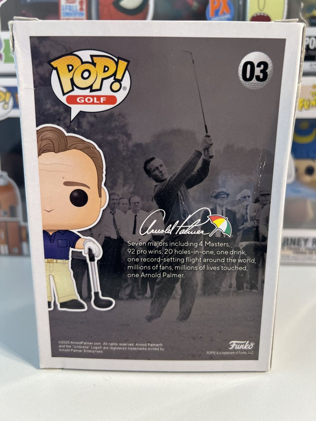 Funko Statuette: Funko POP! Golf Arnold Palmer – Nuovo e nell'imballaggio originale da Le Mouret venduto da perfectbijou 2