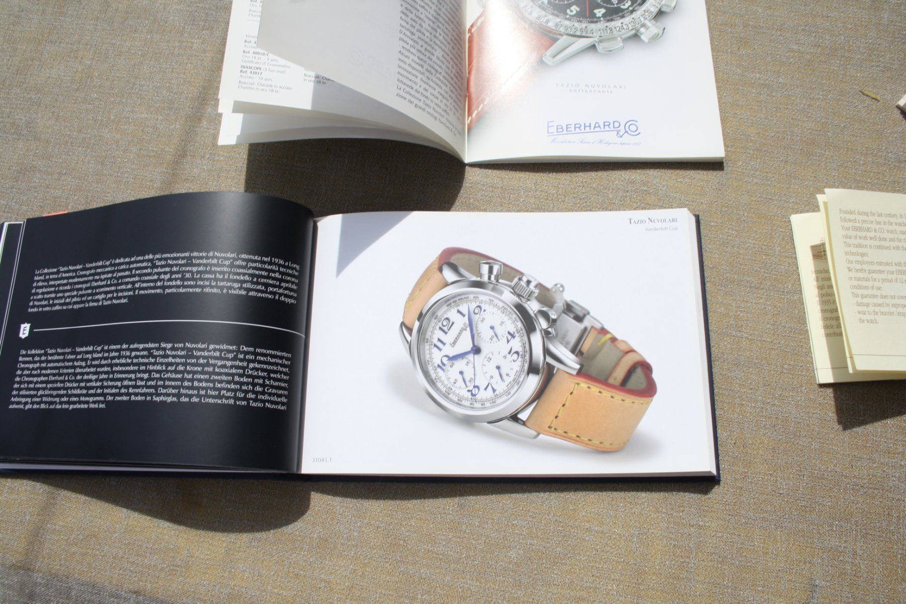 Eberhard & Co. Orologi: EBERHARD & CO UHREN BUCH KATALOG USW. – Usato da Wauwil venduto da Pneuedy 8