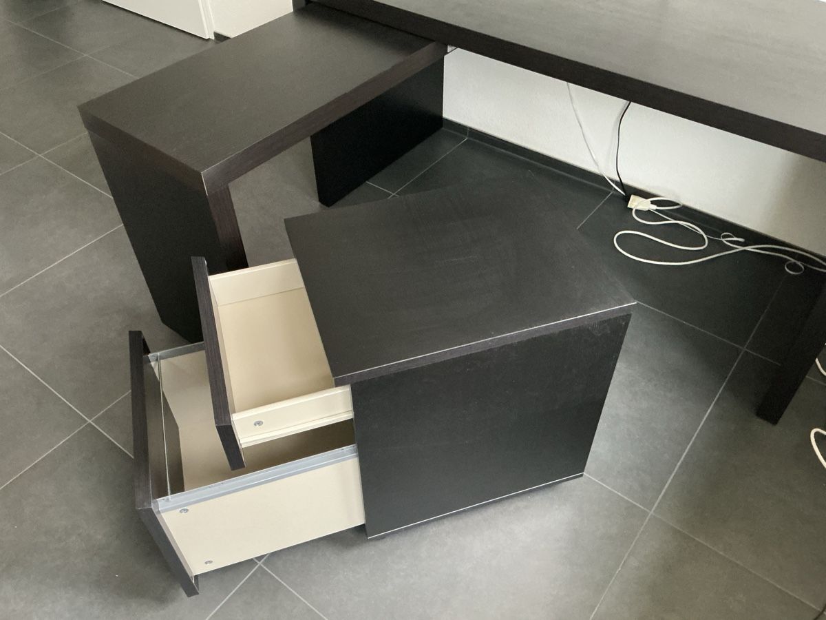 Ikea Schreibtische: Ikea Schreibtisch mit Korpus – Neu (gemäss Beschreibung) aus Langnau am Albis von  3