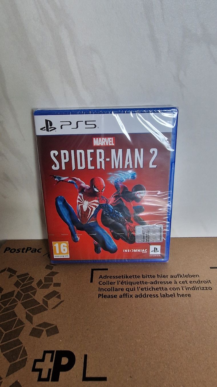 Giochi: Marvel's Spider-Man 2 PS5 Spiel neu und versiegelt – Nuovo e nell'imballaggio originale da Bözberg venduto da Mickey87.