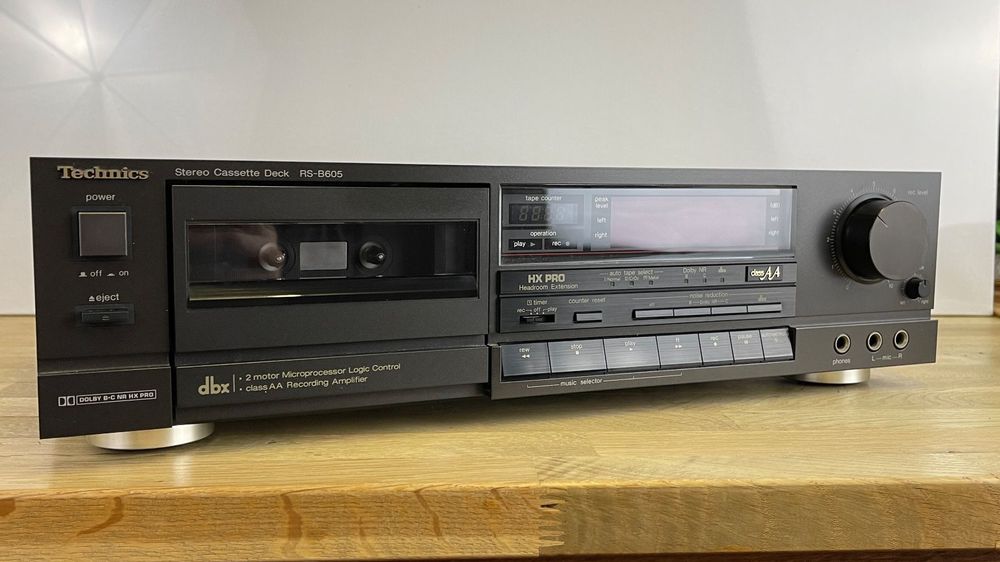Technics stereo cassette deck RS-B605 1